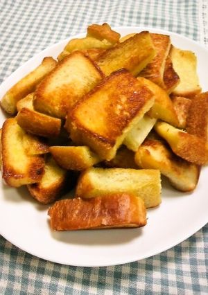 パパの食パンのバター(マーガリン)炒め☆-レシピのメイン写真