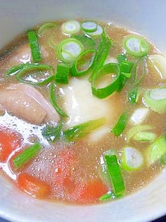 鶏肉とねぎたっぷり♪とろとろお雑煮-レシピのメイン写真