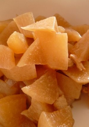 鶏皮で美味しく大根煮物-レシピのメイン写真