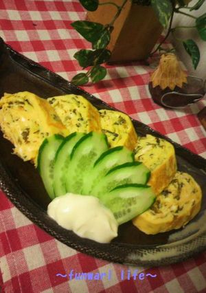 ★高菜入り　ふっくらふわふわ卵焼き★-レシピのメイン写真