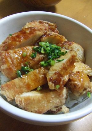 チキン竜田丼-レシピのメイン写真