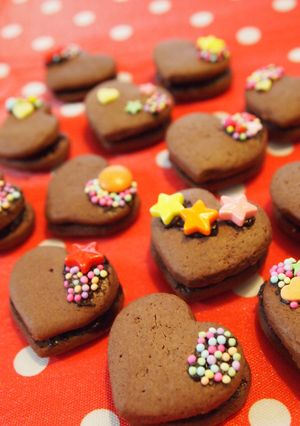 デコ♪ チョコサンドクッキー-レシピのメイン写真