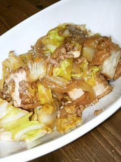 回鍋肉風♪厚揚げとキャベツの味噌炒め-レシピのメイン写真