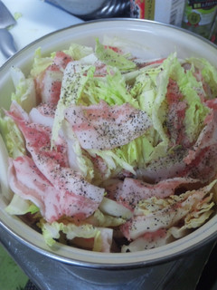 ☆豚バラと白菜の重ね蒸し☆-レシピのメイン写真