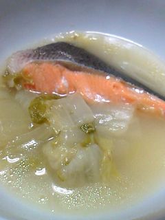 白菜と鮭の煮物?-レシピのメイン写真