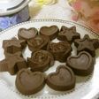 きな粉(はったい粉、米ぬか)入りチョコ