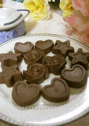 きな粉（はったい粉、米ぬか）入りチョコ-レシピのメイン写真