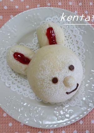 ハイジの白パン（うさぎ）-レシピのメイン写真