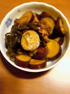 さつまいもと切り昆布の煮物-レシピのメイン写真