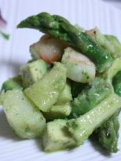 10分おもてなし☆緑野菜ジェノベーゼ和え-レシピのメイン写真