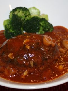 寒い日の、煮込みハンバーグ-レシピのメイン写真