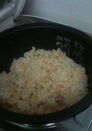 全部入れて炊くだけ。炊き込みたらこご飯-レシピのメイン写真