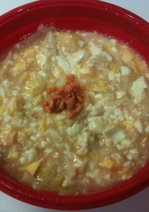 焼きさけ×豆腐☆レンジでトロットロ蒸し☆-レシピのメイン写真