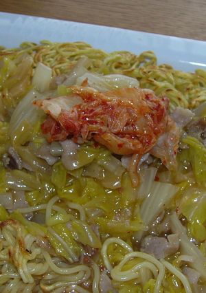 豚キム混ぜ混ぜ　簡単☆あんかけ焼きそば-レシピのメイン写真