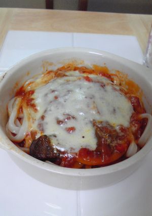 絶品手抜きレシピ☆ミートソースうどん-レシピのメイン写真