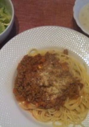 簡単！ミートソースパスタ-レシピのメイン写真