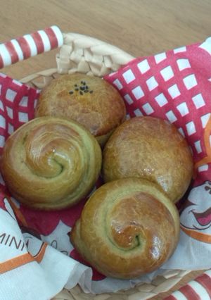 米粉入り抹茶パン-レシピのメイン写真