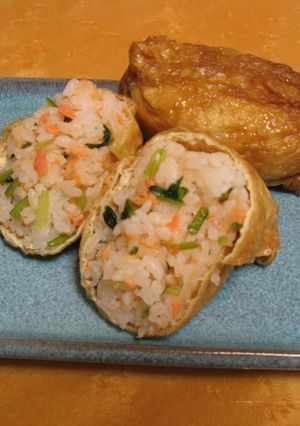 焼さけあらほぐし入りおいなりさん-レシピのメイン写真