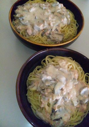 焼きさけあらサーモンがパスタに変身-レシピのメイン写真
