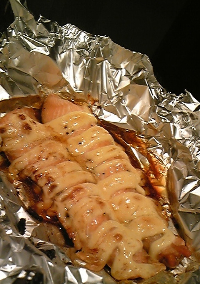 簡単！鮭のめんつゆマヨ焼き-レシピのメイン写真