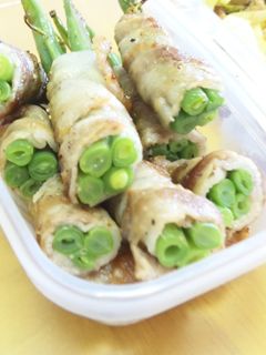 **お弁当に。いんげんの豚肉巻き**-レシピのメイン写真