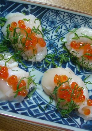 帆立とイクラ-レシピのメイン写真