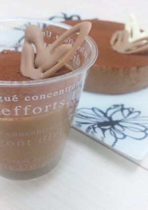 ふわっとチョコムース-レシピのメイン写真