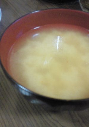 お味噌汁にキムチの素♪-レシピのメイン写真
