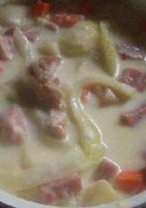 クラムチャウダーciam chowder-レシピのメイン写真