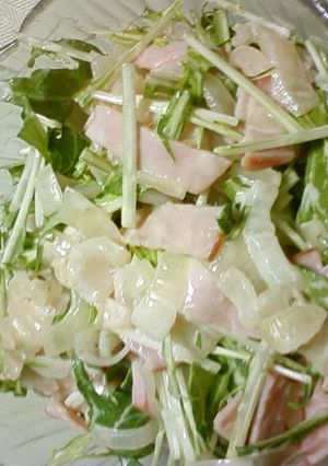 寒い時に食べたくなる玉ねぎHOTサラダ♪-レシピのメイン写真