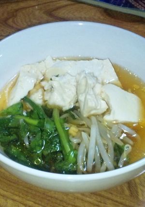簡単！激安！豆腐☆ﾆﾗ☆もやしのレンジ煮-レシピのメイン写真