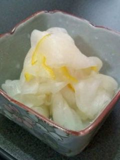 大根とゆずの酢の物-レシピのメイン写真