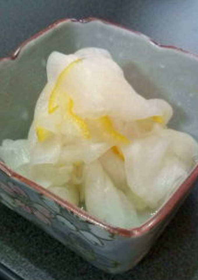 大根とゆずの酢の物-レシピのメイン写真