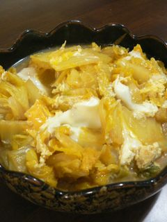 白菜のチーズ卵とじ-レシピのメイン写真
