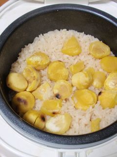 甘露煮を使った栗ご飯-レシピのメイン写真
