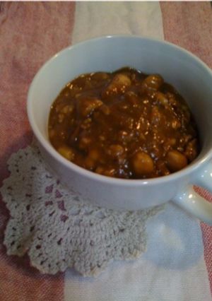 残りのカレーで簡単豆カレー！！-レシピのメイン写真