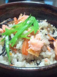 鮭入り!炊き込みご飯-レシピのメイン写真
