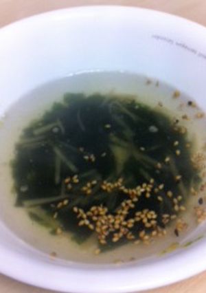 しょうがわかめスープ-レシピのメイン写真