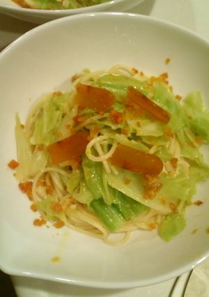 からすみとキャベツの簡単パスタ-レシピのメイン写真