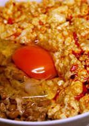 即完成★卵+納豆+豆腐ぶっかけ丼-レシピのメイン写真