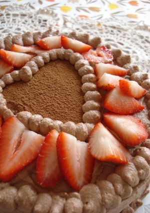 チョコレートケーキ　バレンタイン用-レシピのメイン写真