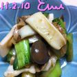 イカと野菜のバター醤油炒め