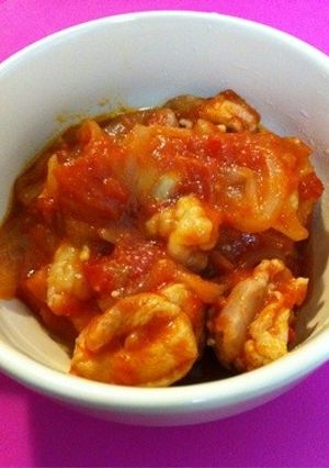 簡単♥チキンのトマト煮-レシピのメイン写真