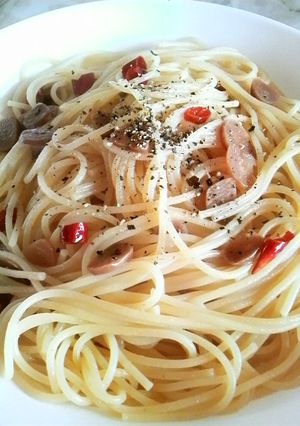 休日ランチに簡単★ペペロンチーノ-レシピのメイン写真