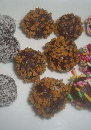 簡単チョコトリュフ-レシピのメイン写真