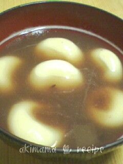 豆腐白玉しるこ♪幼児のおやつきなこでも-レシピのメイン写真