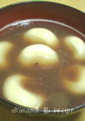 豆腐白玉しるこ♪幼児のおやつきなこでも-レシピのメイン写真