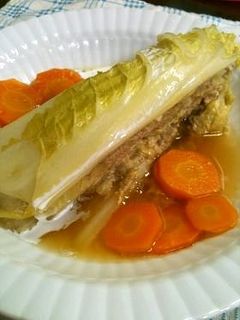 簡単ヘルシー!ロールキャベツ風白菜重ね煮-レシピのメイン写真