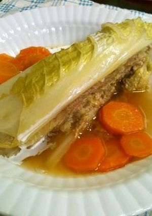 簡単ヘルシー!ロールキャベツ風白菜重ね煮-レシピのメイン写真