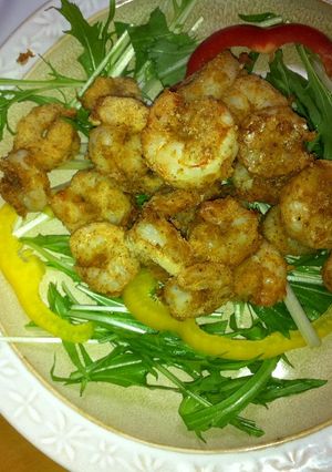 まぶして焼くだけおつまみ海老-レシピのメイン写真